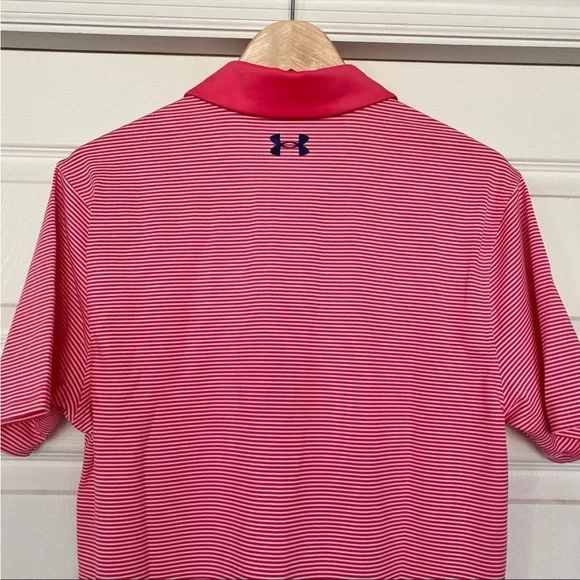 {Under Armour} Striped Classic-Fit Performance Golf Polo - Men’s Small - NWT - Picture 7 of 11